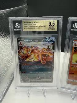 Pokemon 3x Bgs Slab LOT CHARIZARD - Image 4