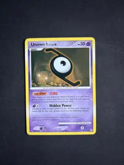 Pokemon TCG Unown [Z] Secret Wonders 72/132 Regular Uncommon Non Holo - NM/LP - Image 1