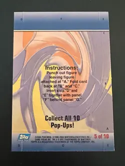 Venusaur Topps Pokemon Advanced Challenge Pop-Ups #5 2004 - Image 2