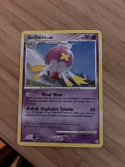 Drifblim 24/130 - Rare Diamond and Pearl Pokemon TCG LP - Image 1