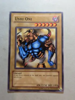 YuGiOh USHI ONI MP1-013 Common McDonalds Promo NM - Image 1