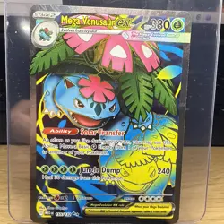 Mega Venusaur ex 155/132 Pokemon TCG Mega Evolution - Secret Rare - Near Mint NM - Image 1