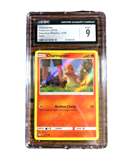 Charmander Holo Common #4 - CGC MINT 9 - 2019 Detective Pikachu - Pokemon TCG - Image 1