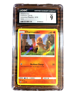 Charmander Holo Common #4 - CGC MINT 9 - 2019 Detective Pikachu - Pokemon TCG - Image 4