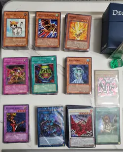 Yugioh 500+ Card Lot With 2 Decks, Winged Dragon Of Ra DOD, Vintage, Box & More! - Image 2