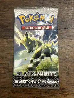 2011 Pokemon Black & White Blitzle Artwork Factory Sealed Booster Pack - Image 1