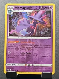 Pokemon 64/195 MISMAGIUS Reverse Holo Silver Tempest pack fresh NM/MT - Image 1