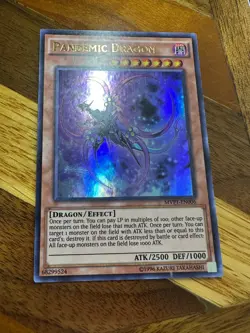 Pandemic Dragon MVP1-EN006 Unlimited Edition Ultra Rare LP + BONUS - Image 1