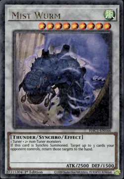 Mist Wurm Duel Terminal Ultra Rare HAC1-EN166 Yu-Gi-Oh! - Image 1