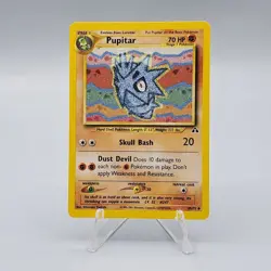 Pupitar Neo Discovery 45/75 Vintage WOTC Pokemon Card TCG 2001 - Image 1