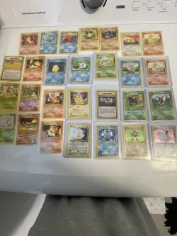 Huge Vintage Pokemon Cards Lot (28) Base Set Holos, Set 2, Japanese, Jungle, LP - Image 1