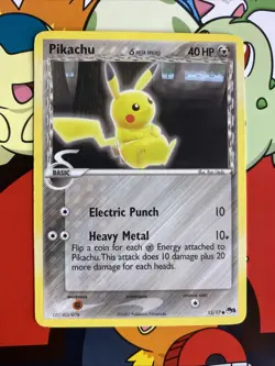 Pikachu Pop Series 5 13/17 Common Non-Holo Promo Card LP/NM - Image 1
