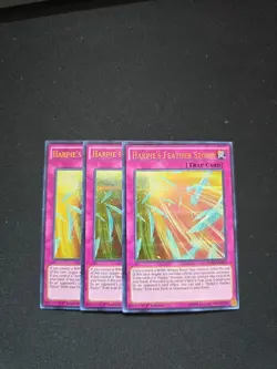 Yugioh 3x Harpie's Feather Storm - DUSA-EN027 - Ultra Rare - 1st ed Playset - Image 1