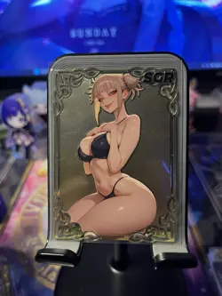 Goddess Story Metal Card Serialized Anime Waifu Random Serial # - Image 1