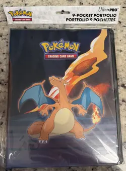 Pokemon Charizard Scorching Summit Ultra Pro 9 Pocket Portfolio holds 180 Cards - Image 1