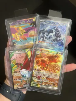 Pokemon Card Collection Lot Holos Full Arts Hits Ex Lot - Image 1