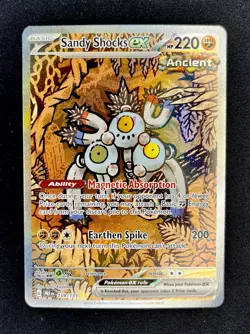 Pokemon TCG Prismatic Evolutions Sandy Shocks EX Card 159/131 SIR - Image 1