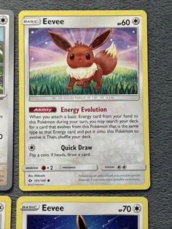 Pokemon Cards Lot Eevee! 2017-2025 Pokemon Go 151 Prismatic Evolutions + More! - Image 4