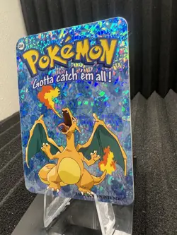 Charizard #6 - Vintage Vending Machine Prism Sticker 2000 - Pokemon Card NM - Image 3