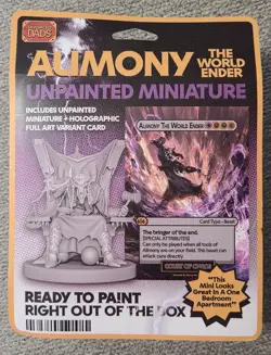 Divorced Dads Alimony The World Ended Miniature Statue with Card NEW Sealed - Image 2