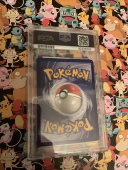 PSA 7 Near Mint 1999 Pokemon Fossil Geodude 1st Edition TCG #47 Game Card retro - Image 3