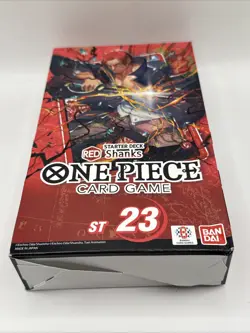 One Piece TCG Red Starter Deck 23 Shanks ST-23 Card Game New Sealed - Image 2