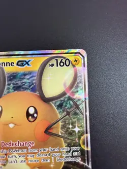 Pokemon TCG Dedenne GX Ultra Rare Card Unbroken Bonds 57/214 - Image 3