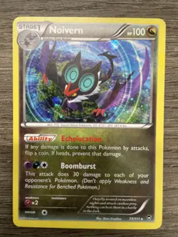 Noivern 77/111 - Pokemon XY Furious Fists Holo Rare Card - Image 1