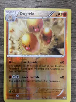 Pokemon TCG Card - DUGTRIO - Generations 39/83 Reverse Holo Rare - LP - Image 1