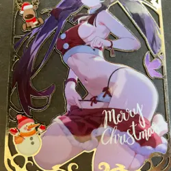 Goddess Story Gold METAL Card - Maiden Party - Serial Number #/100! Anime Girl - Image 2