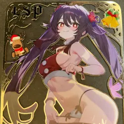 Goddess Story Gold METAL Card - Maiden Party - Serial Number #/100! Anime Girl - Image 3