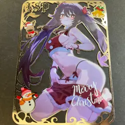 Goddess Story Gold METAL Card - Maiden Party - Serial Number #/100! Anime Girl - Image 4