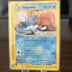 Pokemon TCG Skyridge Piloswine Reverse Holo Card 24/144 LP Condition - Image 1