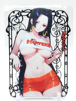 Goddess Story - Black Metal Waifu Card - Boa Hancock - NUMBERED #/100 - Image 1