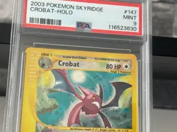 PSA 9 MINT Crystal Crobat HOLO 147/144 Skyridge 2003 Pokemon Card - Image 4