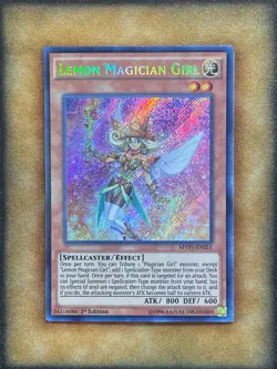 Yugioh Lemon Magician Girl MVP1-ENS51 Secret Rare 1st Ed NM - Image 1