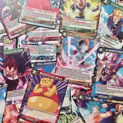 Lot 400 cartes differentes + 10 brillantes | DBZ Dragon Ball Super Card Game - Image 1