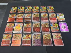 Lot Of 26 Flareon Chinese Gem Pack 2 Pokemon Cards - Image 1