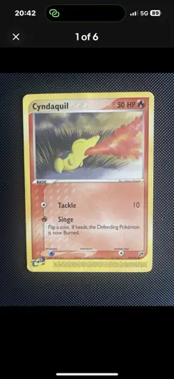 Pokemon TCG Cyndaquil Expedition & Sandstorm 2 Card Bundle Private Listing Only - Image 3