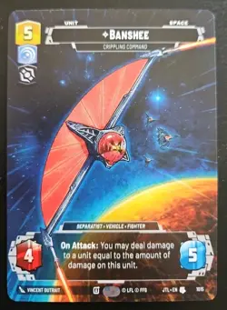Star Wars Unlimited JTL Prestige Card #1015 Banshee - Image 1