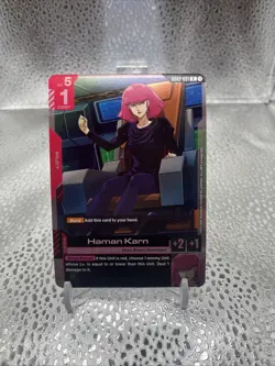 Haman Karn (GD02-091) [Foil] (NM) - Gundam Card Game - Dual Impact (ENG) - Image 1