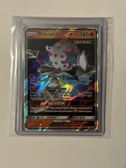 Pokemon TCG Blacephalon GX Ultra Rare Card 52/214 SM Lost Thunder - LP/MP - Image 1