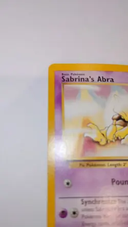 🔥Sabrina's Abra Pokemon Card 93/132 Gym Challenge Non-Holo 2000 WOTC 40HP - Image 2