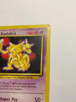 Pokemon Card: Kadabra 32/102 Base Set Vintage! HP - Image 3