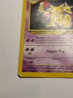 Pokemon Card: Kadabra 32/102 Base Set Vintage! HP - Image 5