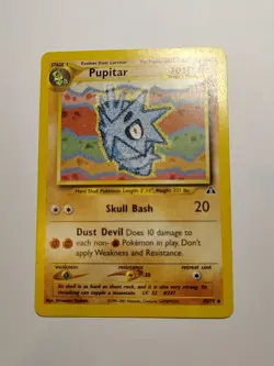 Pupitar 45/75 Neo Discovery Pokemon Card HP - Image 1