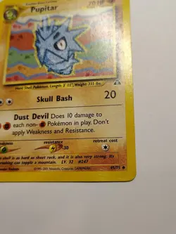 Pupitar 45/75 Neo Discovery Pokemon Card HP - Image 4
