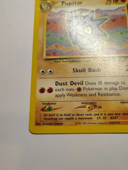 Pupitar 45/75 Neo Discovery Pokemon Card HP - Image 5