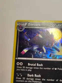 Pokemon Zoroark Dark Explorers Holo Rare Card 71/108 Cracked Ice HP - Image 2
