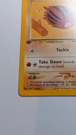 MAKE OFFER Swinub 57/64 Common Neo Revelation 1st Edition Pokemon Card - Image 5
